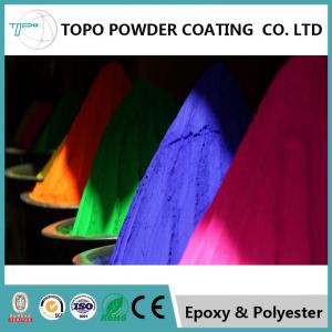 China RAL1002 High Gloss Powder Coat , Epoxy Polyester Textured Powder Coat Spray factory