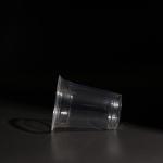 12OZ Clear Plastic Disposable PET Cup Cold Drink Boba Tea With Printing Logo