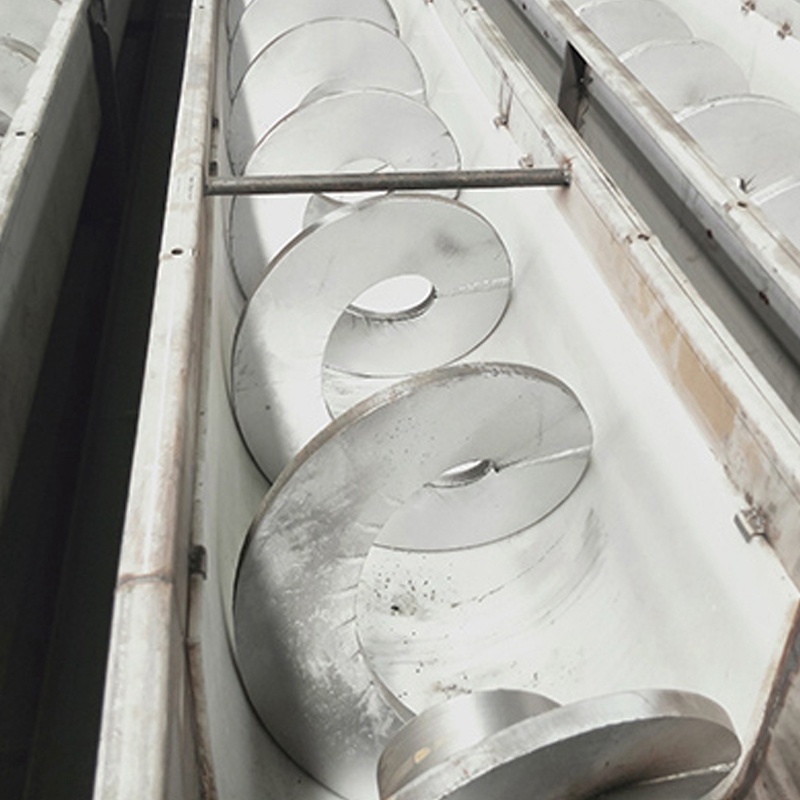 OEM Custom Mud Auger Shaftless Screw Conveyor for Dyeing Sewage Treatment