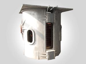 China Medium Frequency Aluminum shell furnace KGPS-2000KW/3000kg factory