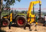 Hydraulic Concrete Pole Erection Machine For Drilling Deep Earth Hole 100-6000MM