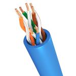 CAT6A UTP 23AWG Blue LSZH Jacket Cable For 10Gbps Data Transmission