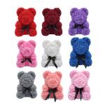 Easter Gift Rose Bunny Wholesale PE Roses Bear with More Colors Bear Roses for
