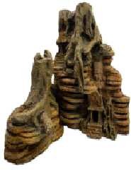 China Decorative Terrarium Tree Stump Customized Flame Resistance With Rocks on sale