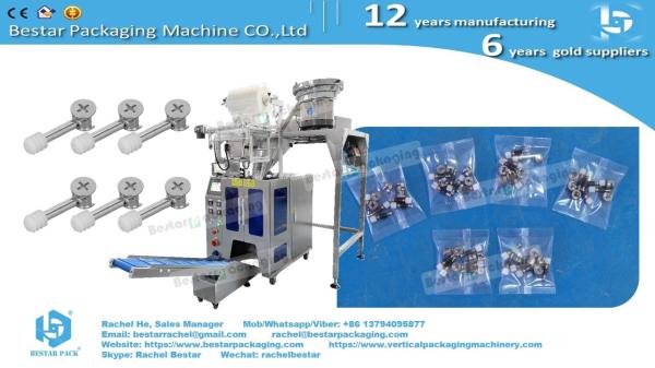 Furniture hardware cam lock screw automatic counting packaging machine with TTO