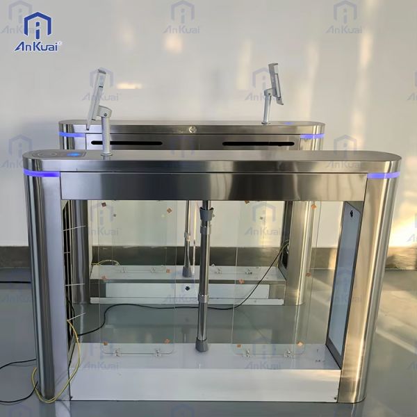 China Heavy Duty Swing Turnstile with 0.2s 0.4s 1s Barrier Open/Close Time for Amusement Park Access Control factory