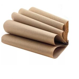 Uncoated Patterned Kraft Wrapping Paper Greaseproof 60" Brown Gift