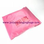 Pink Opaque 0.14mm Self Adhesive Plastic Bags For Shipping Mailing