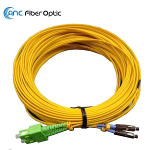 China SM Duplex SC/APC G652D Fiber Optic Patch Cord NTT JIS Compliant factory