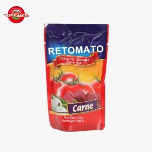 China Delicious Tomato Paste In Pouch , 113g Stand Up Red Tomato Paste factory