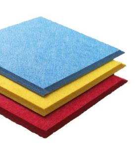 China 15mm High Density Sustainable Fibreglass Acoustic Barrier Panels Dust Prevention factory