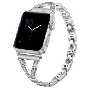 Apple Huawei Watch Strap Herringbone Diamond Metal