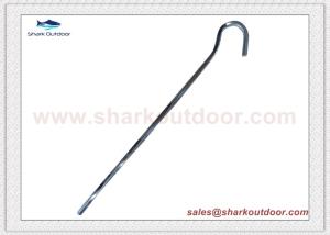 China STEEL SKEWER TENT PEG ROD PROVIDES IMPROVED HOLDING POWER CAMPING factory