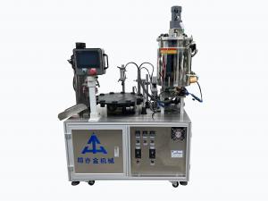 China Single Head Lip Gloss Machine Heated Carousel Al In One without Vibrating Plate factory