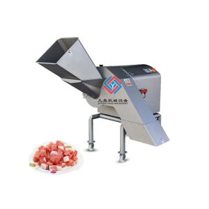 China 600 kg/h Meat Processing Machine Automatic Frozen Meat Cube Cutting Machine on sale