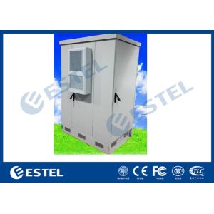 Three Bay Galvanized Steel PEF Base Station Cabinet