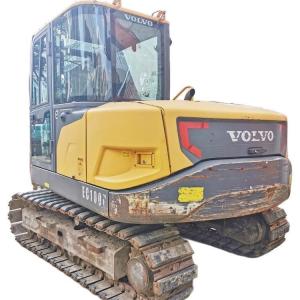 China Shanghai of Used Korea-made Rubber Track Volvo EC80D Mini Excavator 2800 Working Hours factory