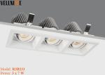 21W Adjustable LED Square Grille Mini Downlights 3000K 180mA IP20 Indoor Lamp