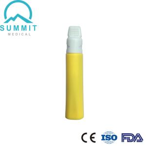 China Single Use Safety Lancet 21G 2.2mm For Rapid Test Yellow 100 Per Box factory