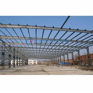 China Industrial Steel Structure Warehouse Lightweight With Fire Rated Connection factory