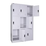 RAL Color Powder Coated 0.6mm Waterproof Metal Lockers