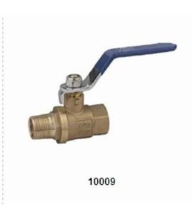 China Brass forging Ball Valve 10009 with shotting brass color 600PSI (male-female) factory
