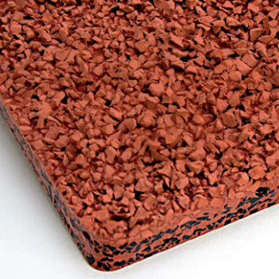 EPDM Granules Safety Soft Rubber Flooring 9 - 13mm High School Running Track