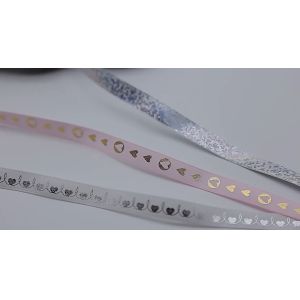 Sustainable Gift Wrap Ribbon with Customized Logo Double Faced Satin