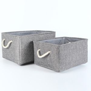 10L Foldable Canvas Storage Boxes