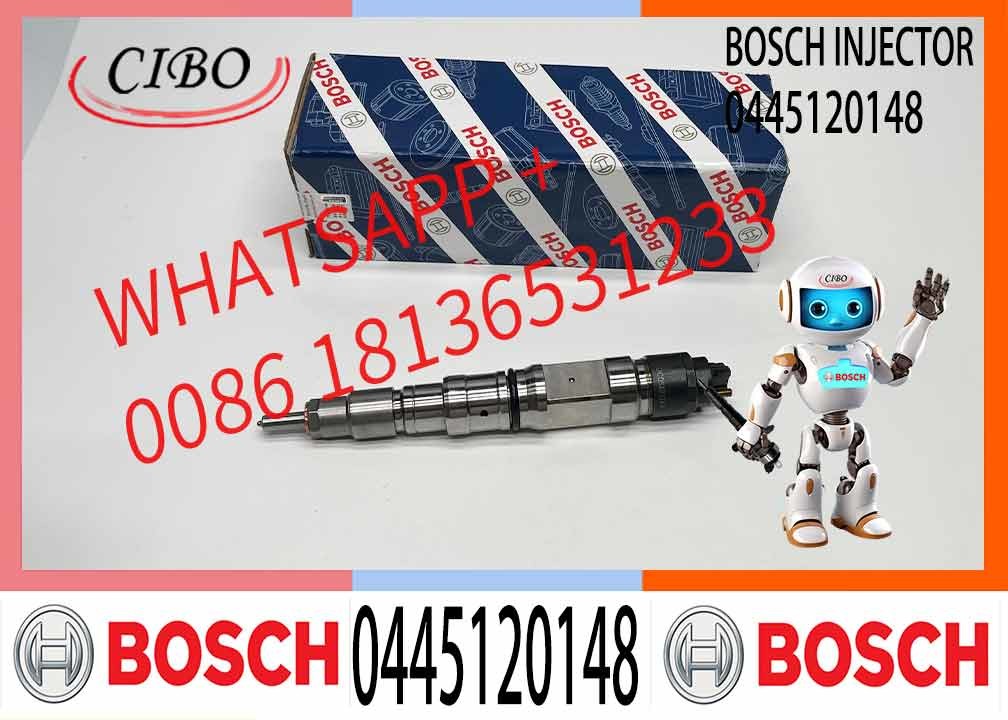 High Quality Diesel Engine Fuel Common Rail Injector 0445120144 0445120147 0445120148