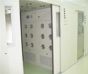 China LED display Air shower With Door Interlock factory