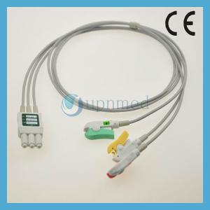 China M1672A Philips 3 Lead ECG cable,3 Lead ecg lead Set factory