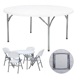 China Modern Design Outdoor Folding Dining Table for Hotel Camping Party Event Banquet Wedding factory