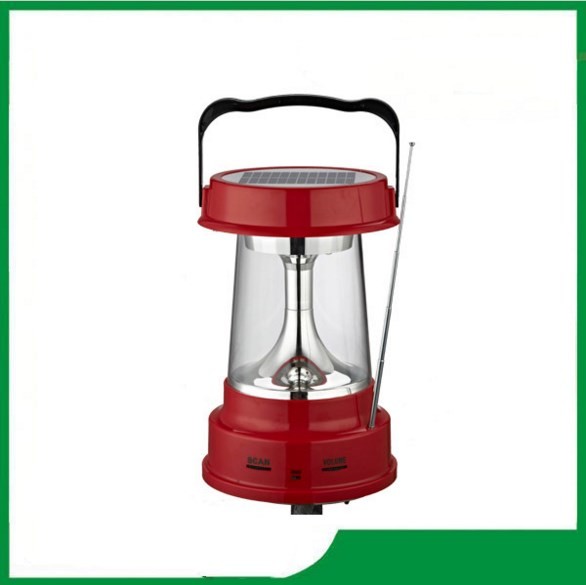 China Eco-friendly solar camping lantern, led solar lantern with FM&AM radio function factory