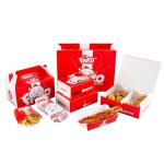 Custom Fried Chicken Boxes Sandwich Packaging Container For Food Delivery