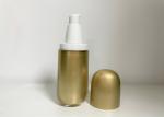 30ml 50ml Double Wall Gloden Plastic Cosmetic Container