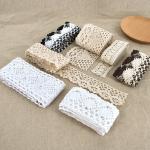 Eco-friendly lace fabric for curtain garment accessories flower eyelet
