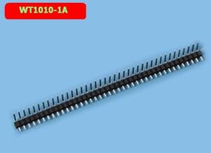 China Standard Positive Bend Single Row Pin Header / Single Row Curved Pin factory