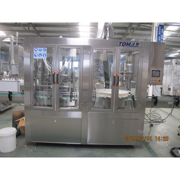 Automatic Monoblock Filler Capper Machine Linear Rotary Filling And Capping