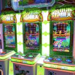 Fruit Carnival Coin Pusher Arcade Machine Amusement Lottery Game Machine 110V
