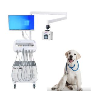 China Pet Teeth Care Mobile Treatment Carts Factory Directly Vet Dental Trolley With X Ray Unit factory