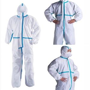 China Full Body Protection Suit Rubber Seal Disposable Isolation Gowns factory
