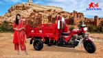 2021 Semi Cabin 300cc Motorized Cargo Tricycle with Front Hydraulic Spring Shock