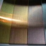0.5*1240x2440mm Stainless Steel Smooth Mirror Sheet Panel Ti-Gold Mirror Plate