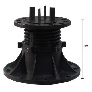 China Adjustable Paver Plastic Pedestal Base Height Range 75-1360mm for Flooring Accessories factory