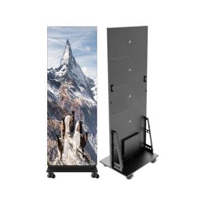 China P0.9 Smart LED Poster Display 600*1687.5mm Screen Size Flip-COB Common Cathode factory