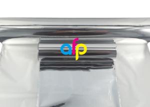 China Printable Golden / Silver Metallized Bopp Film , Metallized Plastic Film Roll factory