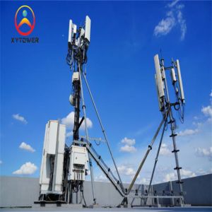 China GSM Antenna Roof Top Monopole 5G signal Tower factory