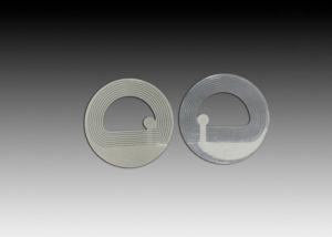 China Plastic Retail Anti Theft Labels Round Shape , 33mm Dia RF Sticker Labels Cosmetic Items factory