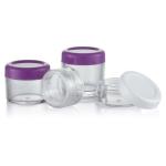 Customizable Eco-friendly Plastic Cream Jar for Cosmetic Packaging in Multiple